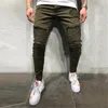 Męskie dżinsy 2021 Prosta moda Slim Punk Style Steving Feet Spodnie