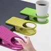 Partihandel Desk Drink Cup Shelf Coffee Cup Holder Clip Home Desk Table Water Cup Holder förvaring Mugg Rack Cradle Stand Clip TQQ DH8577