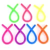 Long TPR Stress Relief Toy Stretch String String Fidget 28cm Puxe Borracha Sensory Sensory Toys Noodles Anti Macio Cola Elástica Rope Neon Autism Neon Autism Presente Para Crianças