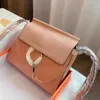 2022 Designers Feminino Clássico Anel Corrente Bolsa de Ombro Luxos Bolsas Transversais Femininas Bolsa Moda de Alta Qualidade