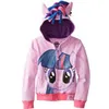 Meisjesjas Cartoon Rabbit Herfst Pluche Hoodies Volledige Mouw Casual Kids Sweatshirts Kinderen Jassen Kinderkleding 211204