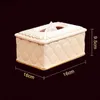 티슈 박스 냅킨 미국 목목 상자 유럽 스타일 복고 세라믹 펌핑 식탁 및 차 장식 공예품 장식품