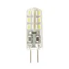 10pcs G4 Led Bulb 2W 12V/AC220V 3014SMD 24led Silicone Lamp Warm white/White l 360 Degree Angle LED Light