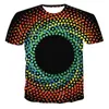 Men's T Shirts Men's T-Shirts 2022 Fashion Geometric 3d Polyester Printing Casual Sports Comfortable Street Wear Short-Sleeved T-Shirt