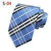 Trendy Men039S TIE 18 Color Matching Patchwork Sulange Plaid Stripes Joker Perfekt minimalistisk stil Fashion Business Tie6678934