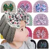 Mode bébé automne et hiver bonnet tricoté chaud et charmant Bow Hats enfants Hat9210