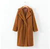 Women's Wool Autumn Winter Women Loose Beige Teddy Coat Stylish Female Thick Warm Cashmere Jacket Casual Girls Streetwear