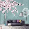 Обои на обои пользователь для стен 3D китайский стиль цветочные фрески гостиная