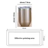 300ml昇華卵形コーヒーマグステンレス鋼タンブラーカップかわいい真空フラスコ水ボトル