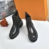 2021 BEAUBOURG Stiefeletten Damen Mode Martin Stiefel Designer Winter LederstiefelDamen Flache Stiefeletten Größe EUR 35-42