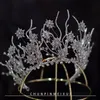 Copricapo Diadema Ragazze Quinceanera Party Diademi Cristallo Nuziale Strass Corona Ornamento per capelli Fascia per capelli Accessori da sposa3275