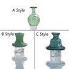 3Styles accessoires pour fumer 2530OD verre filature Carb Caps pour bord biseauté plat Top Quartz Banger eau Bongs