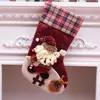47x29 cm sacchi di Natale e calze decorazioni per alberi di Natale ornamenti per interni ornamenti per escilità da neve per le caramelle da regalo per le caramelle co534