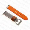 För iPhone Apple Watch Straps 41mm 42mm 38mm 40mm 44mm 45mm IWATCH 3 4 5 6 SE 7 Series Soft WatchGuard Band Luxury Designer äkta läderband med präglande män kvinnor