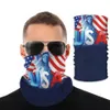 Dhl Ship! Outdoor Sports National Bird Print Usa Flag Magic Scarf Protective Mask Fashion Cycling Caps Masks for Riding