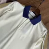 21ss Polo Gömlek Moda Klasik Erkek Gömlek Baskılı Mektup Gömlek Pamuk Adam T-Shirt Beyaz Siyah Nakış Erkekler Giydirin Boyutu: M-3XL