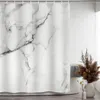 marble shower curtain set