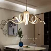 Lamps LED Modern Chandelier Lighting Novelty Aluminum Pendant Lights Suspension Lamp for Bedroom Living Dining Room Indoor Light Fixtures