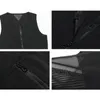 Intimo elasticizzato e modellante per il corpo da uomo Dimagrante Shaper addominale Gilet per il petto Vita Trainer Top Ginecomastia Camicia da uomo Controllo tette Cerniera Corsetto308H