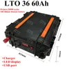 GTK LTO 36V 60AH Littanate Baterat Pack dla silnika Solar Solar Panelu Solar Scooter Tricycle Solar Backup Moc+10A Ładowarka