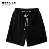 Summer Men Casual Short Male Cotton Linen Plus Size XXX 5XL 6XL 7XL Breeches Shorts Drawstring Elastic Waist Bermuda 210518