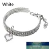 Crystal Dog Collar Glitter Necklace Heart Shape Pendant Full Rhinestone Choker Chain For Small Dogs Cats Home Decoration Factory price expert design Quality Latest