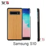 Fashion Waterproof Phone Cases Shockproof Blank Wood TPU For Samsung Galaxy S10 Lite Plus Black Cover Shell Wholesale