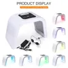 NOVO Professional Photon PDT Led Light Máscara Facial Máquina 7 Cores Tratamento Acne Clareamento Facial Rejuvenescimento Da Pele Equipamento de Terapia de Luz