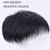 Pruiken voor Men039S Male Korte Zwart Wig Synthetische Natuurlijke Hair Crew Cut Hair Style for Young Man Balding Sparse Hair15013497780332