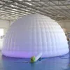 5mD Inflatable Igloo Dome Tent with Air BlowerWhite one Doors Structure Workshop for Event Party Wedding Exhibition Business Co338i