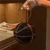 Borsa da sera di pallacanestro di rinestone rotonde per matrimoni per matrimoni borsetta lacrimazione con catena staccabile 4121656