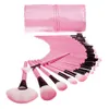 32 stks Professionele Make-up Borstels Cosmetische Eyeliner Lipbrush Foundation Brush 7 Colors DHL