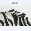 Zevity女性ヴィンテージ動物のテクスチャ印刷販売ザーシスミニドレス女性バットウィングスリーブ着物獣道シックカジュアルスリムドレスDS4266 210806