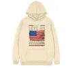 S-3XL Låt oss gå Brandon Hoodies Hooded Jacket Pullover Coat US flagga stjärnor Stripe Print Anti Biden Trump 2024 Kostym Unisex Sport Tops Sweatshirt Clothing G130Byn