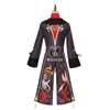 Rolecos Hu Tao Cosplay Costume Game Genshin Impact Hutao Cosplay Costume Women Uniform Outfit Coat Pants Shirt Hat Full Set Y0903