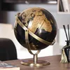 Retro World Globe Dekoration Terrestrial karta Modernt heminredning Geografi Utbildning Office Desk Tillbehör 211101