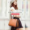 handbags European and American color matching handbag single-shoulder messenger letter three-piece suit ladies big bags