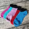 DHL Ship Fashion Pink Black Socks Adult Cotton Short Ankle Socks Sports Basketball Soccer Teenagers Cheerleader New Sytle Christmas Sock