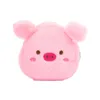 Super Kawaii Pink Pig Childs Pelúcia Moeda Bolsa Zíper Alterar Mini Carteira Crianças Menina Mulheres Para Presente Com Chaveiro