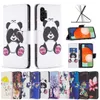 Fashion Leather Wallet Cases For Samsung S22 Ultra A23 5G A73 A03 Core A13 4G A33 A53 M52 S20 Plus Elephant Butterfly Flower Cartoon ID Card Slot Holder Stand Flip Cover