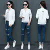 Plus Size Autumn Women's Jackets Retro Solid Stand Collar Zipper Coat Female Long Sleeve Outwear Casual Short Bomber Jacket Tops 210922