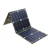 二重USB 60W折り畳み式IP65サン電力太陽電池パネル高変換力銀行
