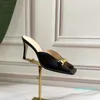 vrouw schoenen metalen gesp voor feesten bezetting sexy sandalen klassieke hoge hakken sandalen grof hiel lederen suede elegante maat 34-42 55