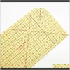 Notions Apparel Drop Delivery 2021 Diy Patchwork Ironing Control Ruler Sewing Tools Knitting Accessories Rtud9