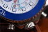 ساعة رجالية من الياقوت والكريستال وإطار سيراميك من الفولاذ المقاوم للصدأ ساعة يد ميكانيكية أوتوماتيكية ذات جودة عالية Montre Homme 44 ملم كبيرة