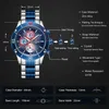 Watches Men NAVIFORCE Top Brand Luxury Business Quartz Mens Wristwatch Chronograph Sport Watch Male Date Relogio Masculino 210517