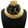 Oorbellen Ketting Europees en Amerikaans Bridal Gold Set Four Piece Classic Multi Silk Collar