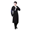 Çin antik kostüm hanfu erkek geleneksel klasik giyim işlemeli bornoz erkekler cadılar bayramı giyim tv film sahne giyim