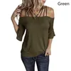 Sexy Frauen T-shirts Casual Off Schulter Flare Hülse Slash Neck Lose T-shirt Plus Größe Kleidung Dünne Sommer Tops S-5XL 210526