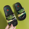 Summer Cartoon Tank Children's Slippers For Boys Girls Pvc Home Flip Flops Non-slip Big Kids Beach Sandals 3-14 Years 210712